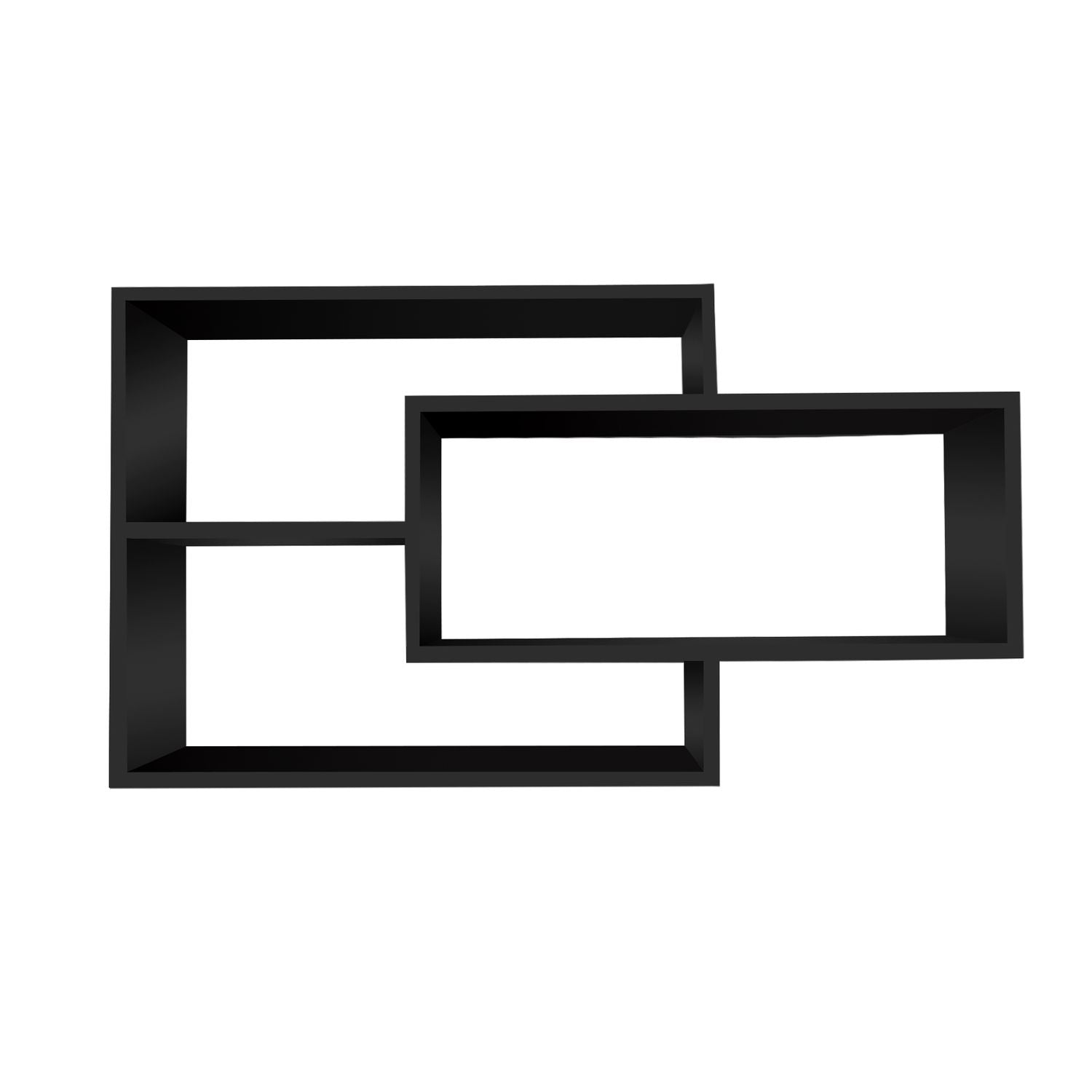 Wandregal Karo Schweberegal aus Holz