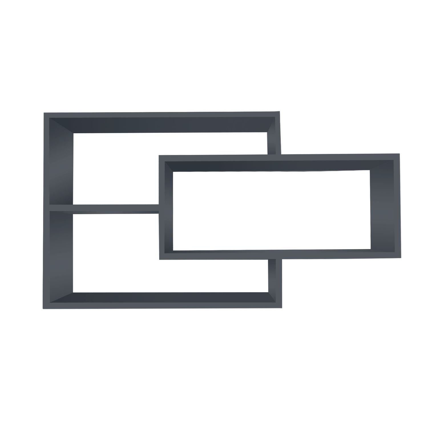 Wandregal Karo Schweberegal aus Holz