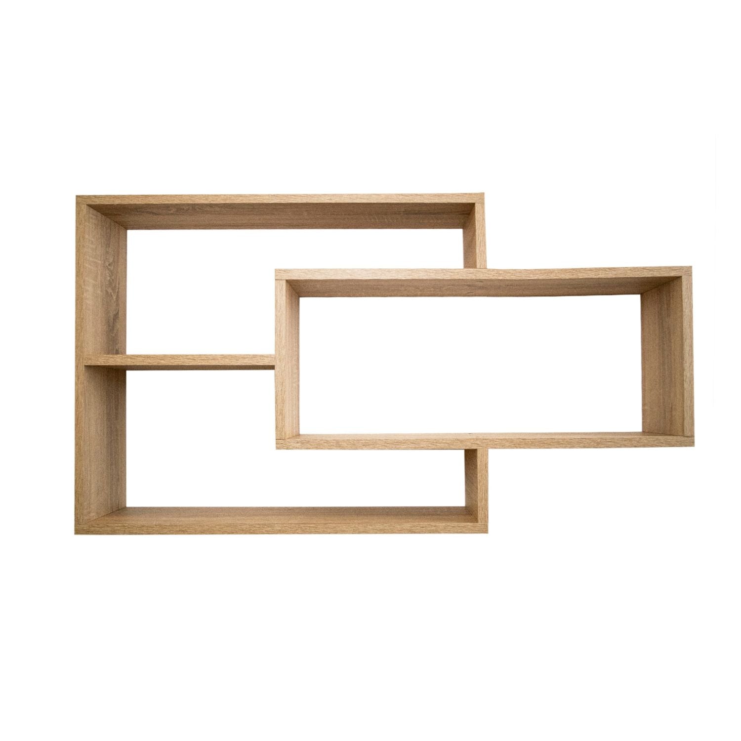 Wandregal Karo Schweberegal aus Holz