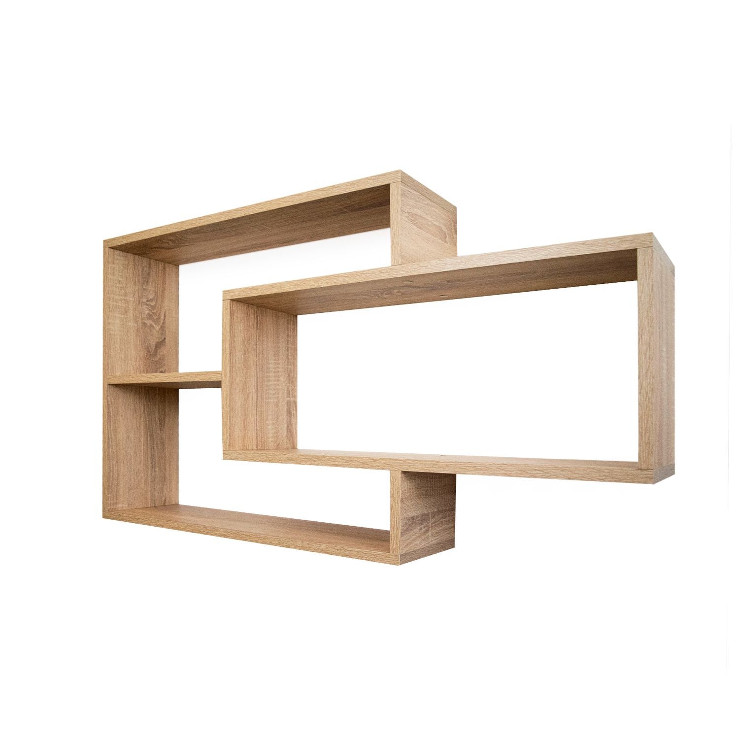 1B Wandregal Karo Schweberegal aus Holz