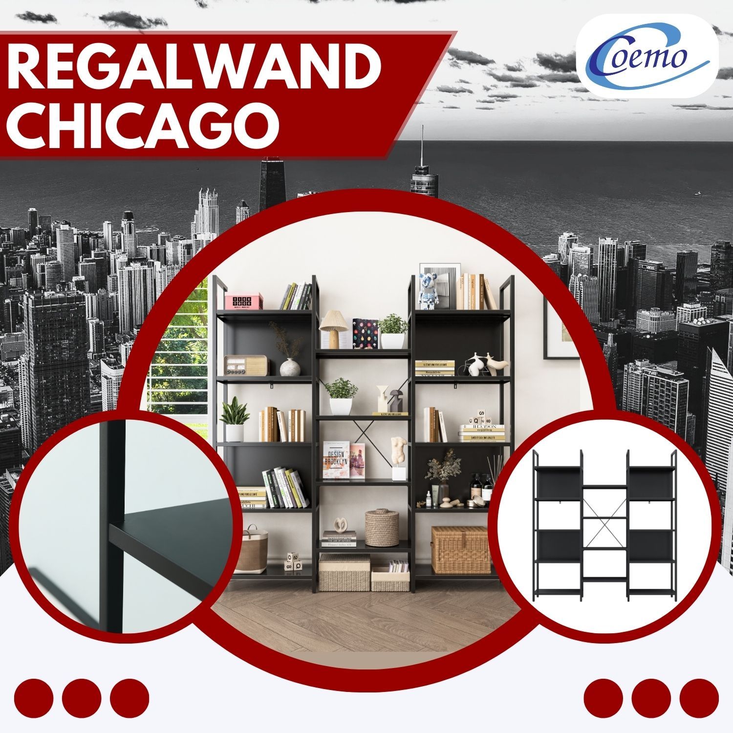 Coemo Regalwand Chicago