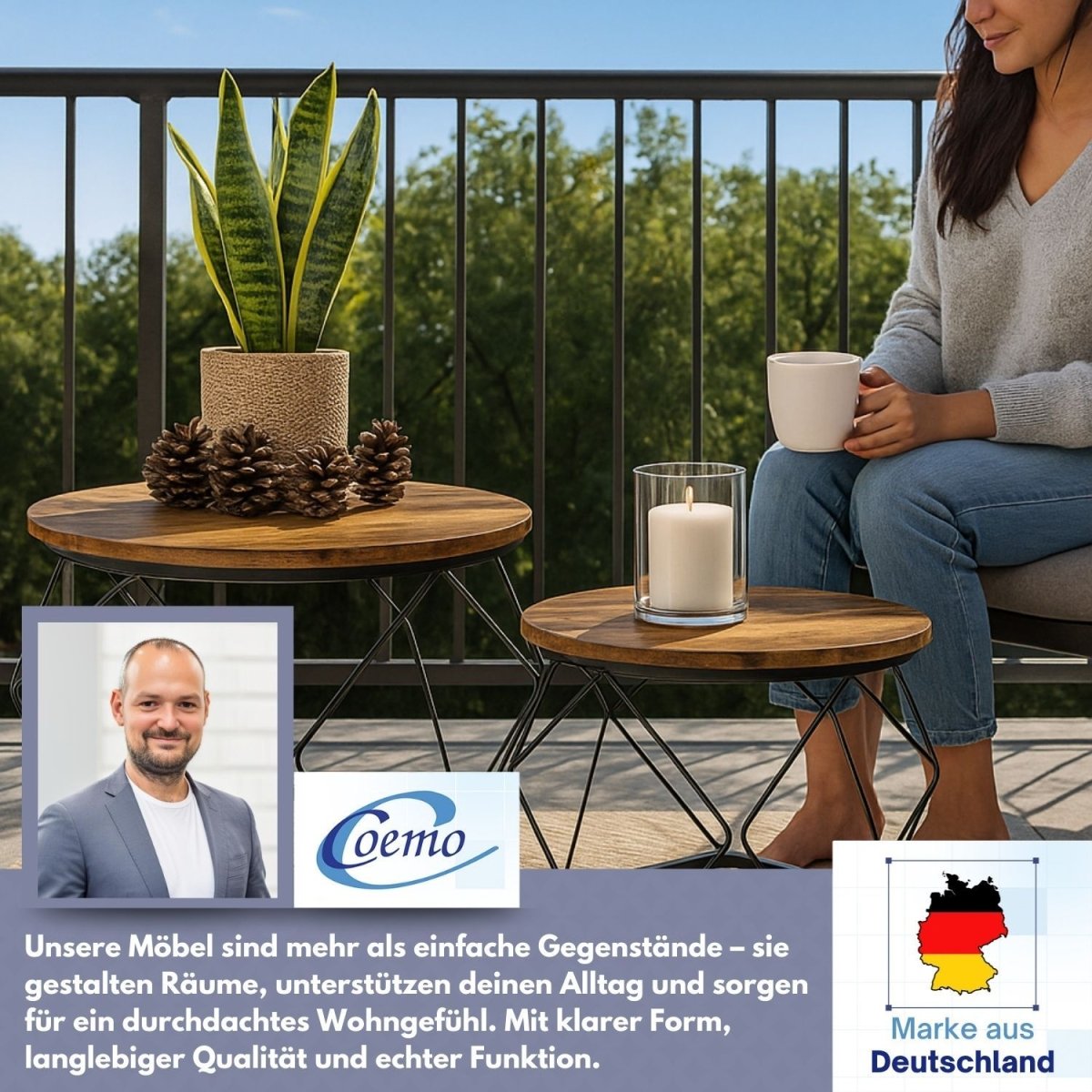 Coemo Couchtisch Duett 2 - er Set - Mein - Regal.de