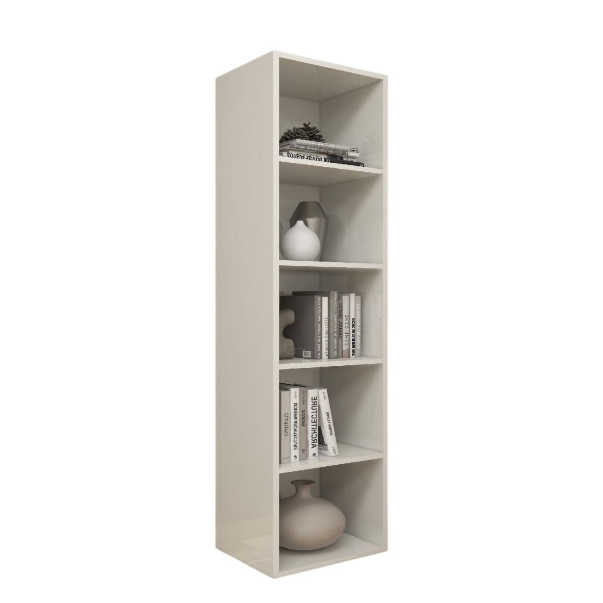 Coemo Standregal Alpha 135 aus Holz 5 Etagen - Mein-Regal.de
