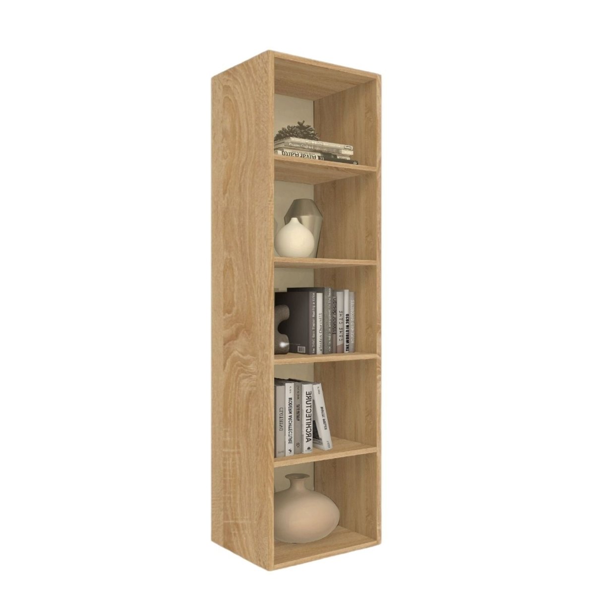 Coemo Standregal Alpha 135 aus Holz 5 Etagen - Mein - Regal.de