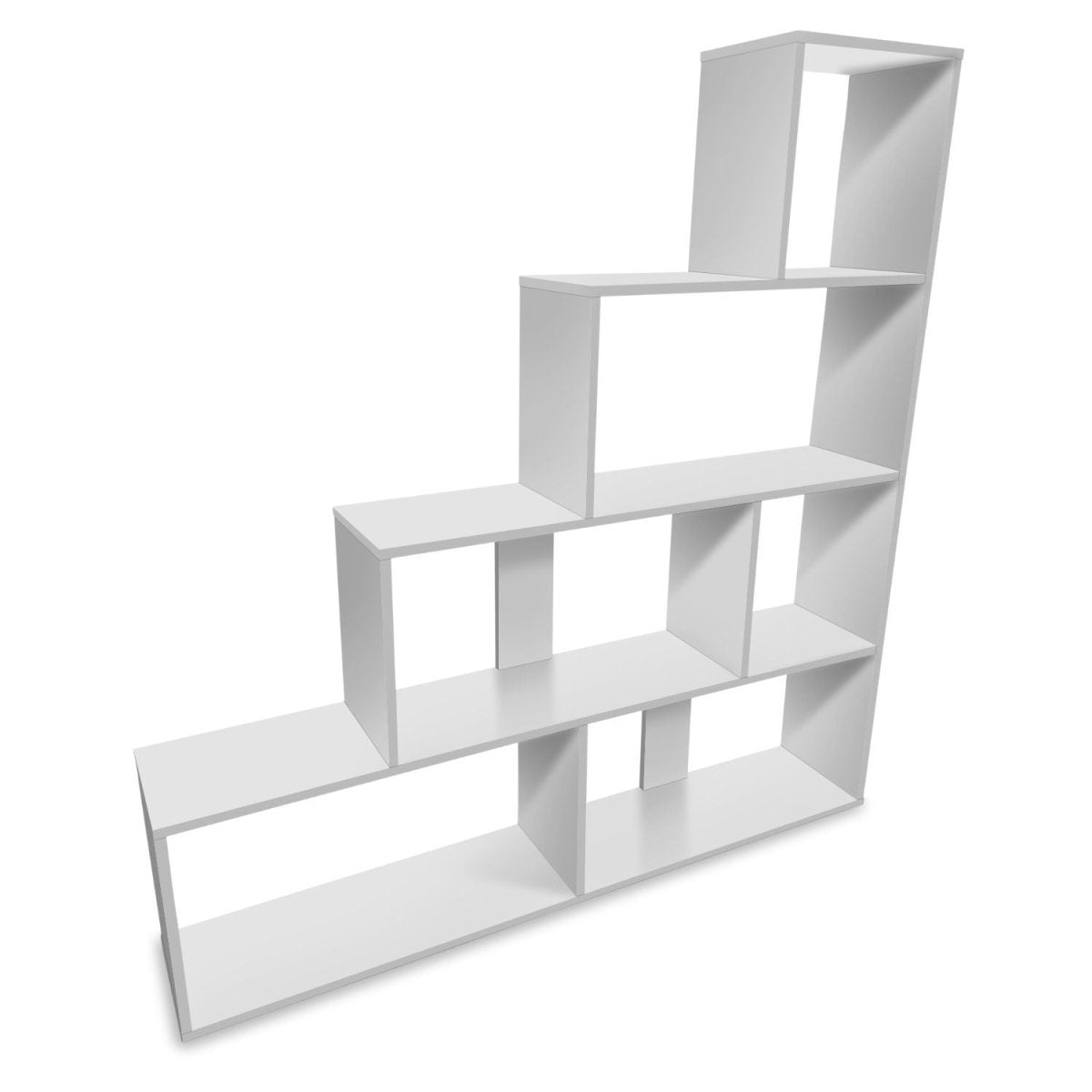 Coemo Treppenregal Scala aus Holz 4 Etagen Stufenregal 6 Fächer - Mein-Regal.de