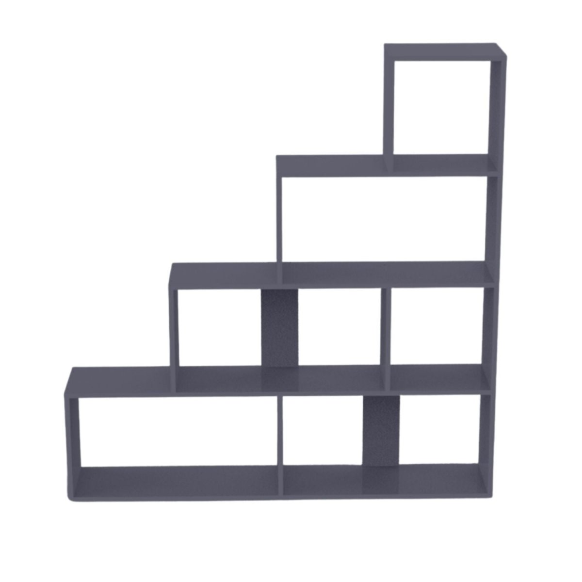 Coemo Treppenregal Scala aus Holz 4 Etagen Stufenregal 6 Fächer - Mein-Regal.de