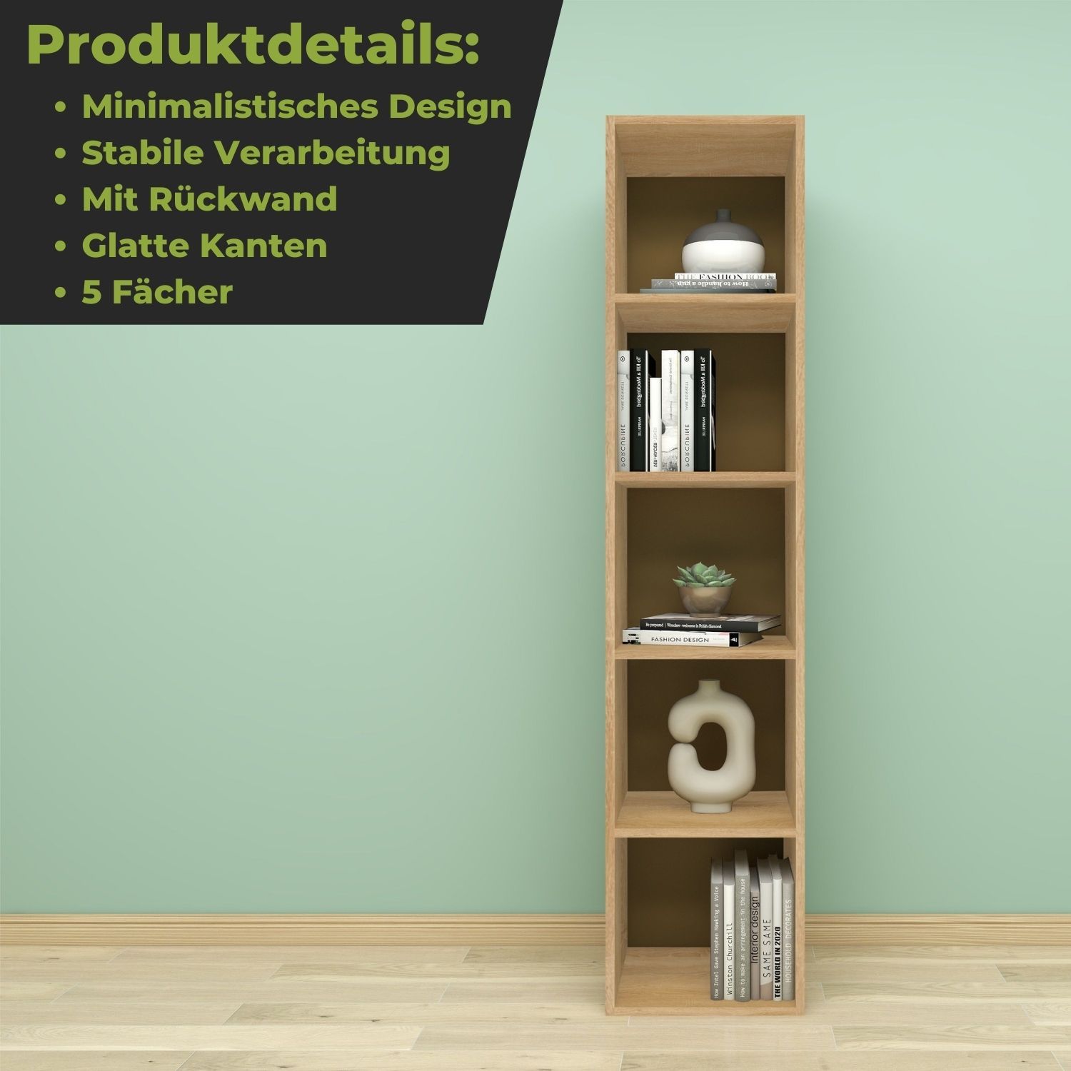 Standregal Alpha 185 in der Farbe Natur mit Produktdetails