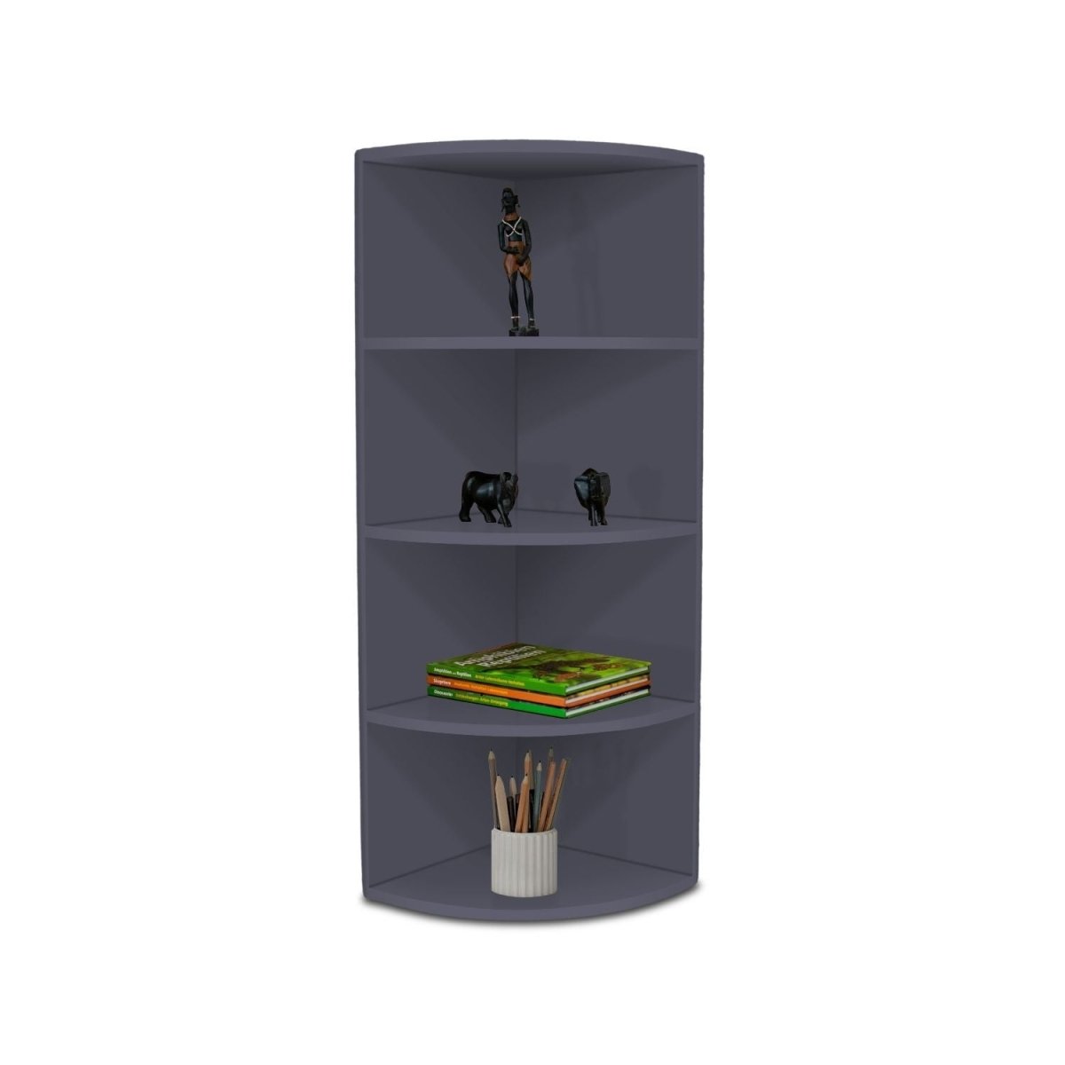 Coemo Eckregal Corner 120 aus Holz 4 Etagen